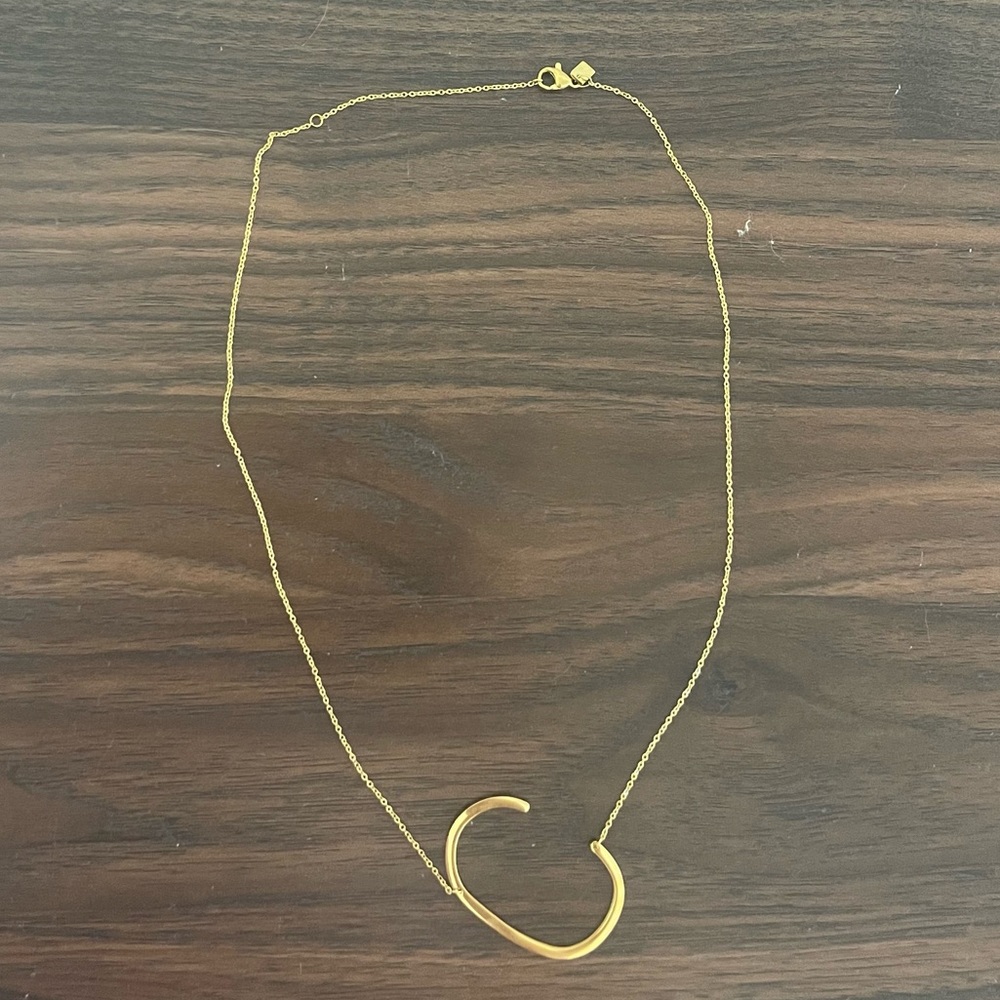 Elodie Large Monogram Necklace